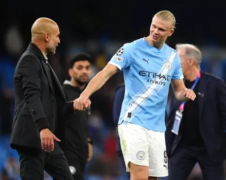 Erling Haaland Enters Exclusive Champions League Half-Century Club, Praised by Guardiola as Ronaldo and Lionel Messi's Equal
