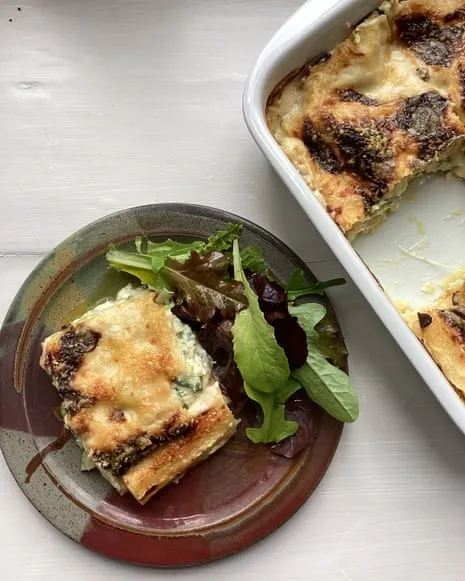 A Classic Creation for Lasagna with Summer Squash and Three Cheeses