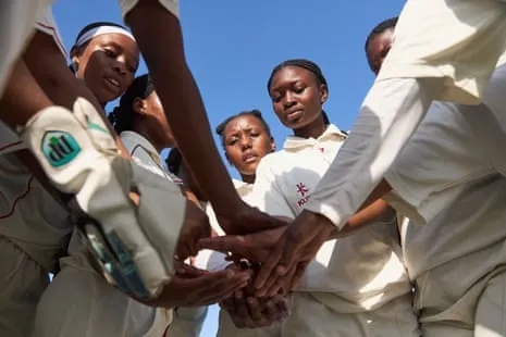 This game provided me so much’: African athlete brings local children into the cricket